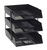 Avery Letter Tray Risers 5mm Black (Pack 4) 404B-118