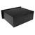 4U 19in Rack Black Steel Storage Drawer