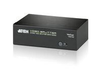 2-Port VGA Splitter with Audio Video Splitter