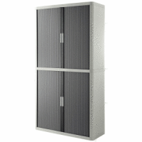 Rollladenschrank BxTxH 110x41,5x204cm 4 Böden anthrazit/grau