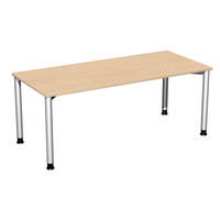 Schreibtisch Geramöbel 4 Fuß Flex S-555146 (HGRAU)