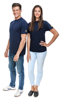 ESD-T-Shirt, rundhals, 150g/m², marineblau, XXL