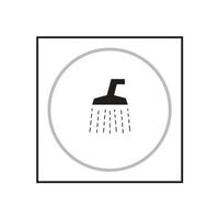 Shower graphic sign