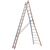 Industrial combination ladders - 2 x 14 rungs flared base