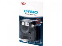 DYMO LM "D1" Feliratozógép szalag nylon 19 mm fekete-fehér (16958)