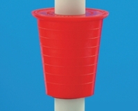 Śrubunki do pomp ręcznych z PP/PTFE Typ Korek PVC do otworu o śred. 40 do 70 mm