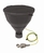 Safety funnel with ball valve V2.0 HDPE electrostatic conductive Funnel Ø 200 mm