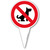 Keine Hundetoilette, Kein Hundeklo Schild, 18 x 30 cm Plug Sign, aus Alu-Verbund, mit UV-Schutz