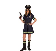 Disfraz de Policía Local para niña 8-10A