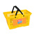 Shopping Basket / Picking Basket / Plastic Basket | 28l yellow similar to RAL 1018 335 mm 260 mm 485 mm 2