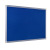 Bi-Office New Generation Filz-Notiztafel, blau, Aluminiumrahmen, 120x90cm Linksansicht
