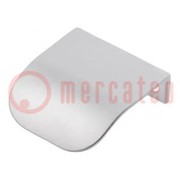 Holder; ZnAL; aluminium; H: 13.5mm; L: 44mm; W: 46mm; FIORD