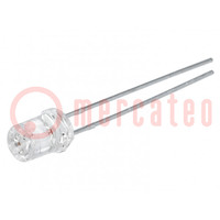 LED; 5mm; vert; 270÷460mcd; 100°; Front: concave; 2,6÷3,8V