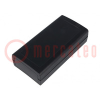 Enclosure: with panel; X: 60mm; Y: 120mm; Z: 31mm; ABS; black; IP54