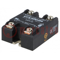 Relay: solid state; Ucntrl: 3÷32VDC; 25A; 24÷280VAC; -40÷80°C; IP00
