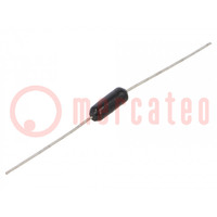 Resistor: metal film; 180Ω; 1W; ±1%; 100ppm/°C; audio
