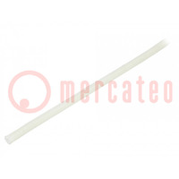 Insulating tube; fiberglass; -25÷155°C; Øint: 0.5mm; 5kV/mm; reel