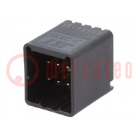 Socket; wire-board; male; J2000; 2.5mm; PIN: 8; THT; 250V; 4.6A