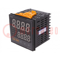 Module: regulator; temperature; on panel; -10÷50°C; IP65; TK4M