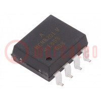 Optocoupler; SMD; OUT: photodiode; 5kV; Gull wing 6