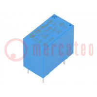Relay: electromagnetic; SPST-NO; Ucoil: 5VDC; 10A; 10A/250VAC; PCB