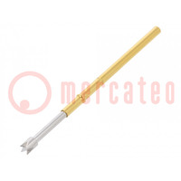 Test needle; Operational spring compression: 6.4mm; 3A; Ø: 2mm
