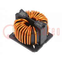 Inductor: wire with current compensation; THT; 3.5mH; 6.43mΩ
