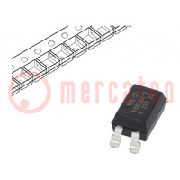 Optocoupler; SMD; Ch: 1; OUT: transistor; Uinsul: 5.3kV; Uce: 80V