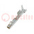 Contact; female; 1.2x0.6mm; silver plated; 1÷1.5mm2; 16AWG