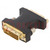 Adapter; DVI-I (24+5) socket,DVI-I (24+5) plug; black