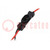 Fuse holder; 11mm; 10A; Leads: cables; -40÷85°C; 58V