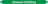 Mini-Rohrmarkierer - Abwasser Entlüftung, Grün, 1.2 x 15 cm, Polyesterfolie