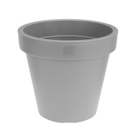 MACETA INYECCION GRIS Ø 35CM