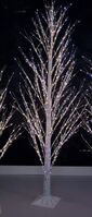 Artificial LED Twinkling Tree - 180cm, Multi Colour