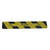 Antirutschbelag, Antirutsch-Bodenmarkierung-Streifen,gelb/schwarz, mit Warnzeichen+ Text, 61 x 15 cm