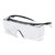 uvex Schutzbrille super f OTG, Rahmen: schwarz/transparent, Scheibe: farblos