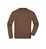 James & Nicholson Klassisches Rundhals-Sweatshirt JN840, Gr. XS brown