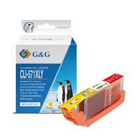 G&G kompatybilny ink / tusz z CLI571Y XL, NP-C-0CL571XLY, yellow, 10,8ml, ml high capacity