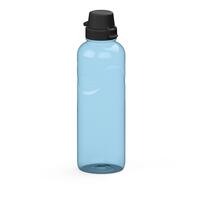 Artikelbild Trinkflasche Carve "School", 1,0 l, transparent-blau/schwarz