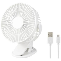 RENKFORCE RF-USBF-510-WH VENTILATEUR USB PIVOTANT, HAUTEUR RÉGLABLE (Ø X H) 150 MM X 166 MM BLANC RF-5993250