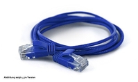 WANTECWIRE 7244 EXTRA FINA PATCH CABLE CON TOP CALIDAD AZUL