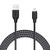 CB-AL2 Black nylonowy kabel Quick Charge Lightning-USB | 2m | certyfikat MFi Apple