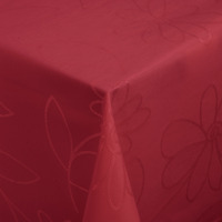 Tischdecke Floralie eckig; 130x160 cm (BxL); burgund; rechteckig