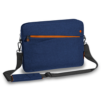 PEDEA Tablet Tasche 12,9 Zoll (32,8 cm) FASHION Hülle mit Zubehörfach, Schultergurt, blau