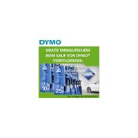 DYMO D1 Polyesterband Vorteilspack 9mmx7m schw->weiß 10St