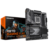 Gigabyte X670 GAMING X AX Motherboard - Supports AMD Ryzen 8000 Series AM5 CPUs, 16*+2+2 Phases Digital VRM, up to 8000MHz DDR5 (OC), 1xPCIe 5.0 + 4xPCIe 4.0 M.2, Wi-Fi 6E, 2.5G...