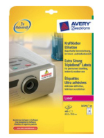 Avery L6141-20 etykiet do nadruku Biały Samoprzylepne etykiety do drukowania