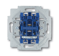 Busch-Jaeger 1413-0-0491 electrical switch 1P Blue, Metallic