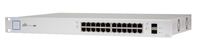 Ubiquiti UniFi US-24-250W łącza sieciowe Zarządzany Gigabit Ethernet (10/100/1000) Obsługa PoE 1U Srebrny
