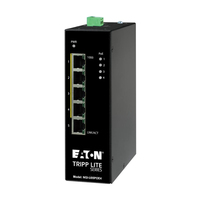 Tripp Lite NGI-U05POE4 łącza sieciowe Nie zarządzany Gigabit Ethernet (10/100/1000) Obsługa PoE Czarny